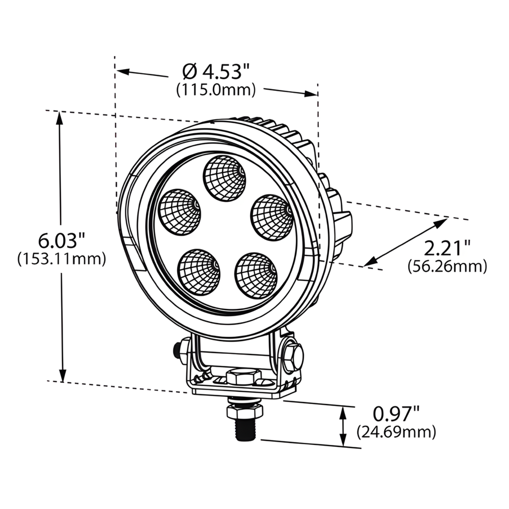 faro_redondo_grote_de_trabajo_redondo_5_led_bz101-5_diagrama