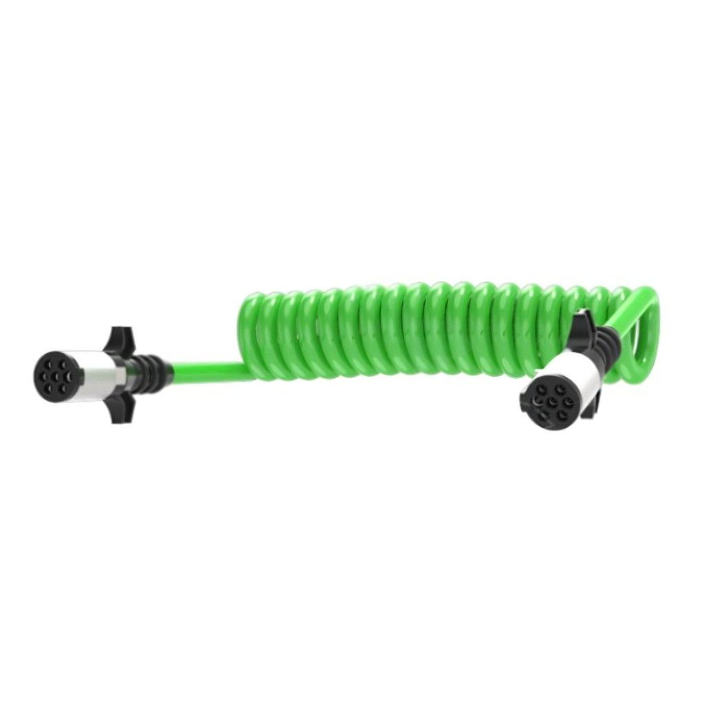 Cable 7 Lineas de 15' Abs Verde Am