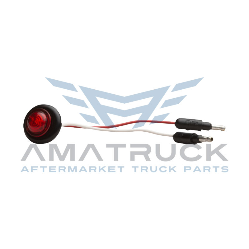 PLAFON REDONDO 3/4" ROJO GROTE 1LED C/HULE