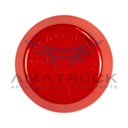 PLAFON REDONDO 2" ROJO GROTE 1/2  LED