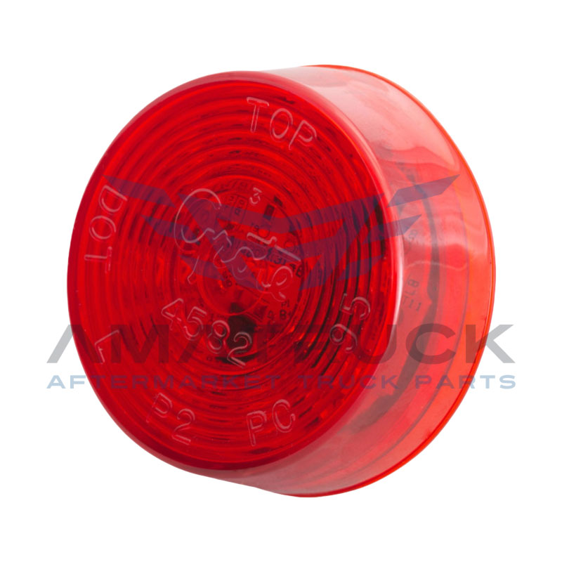 PLAFON REDONDO 2" ROJO GROTE  9 LED
