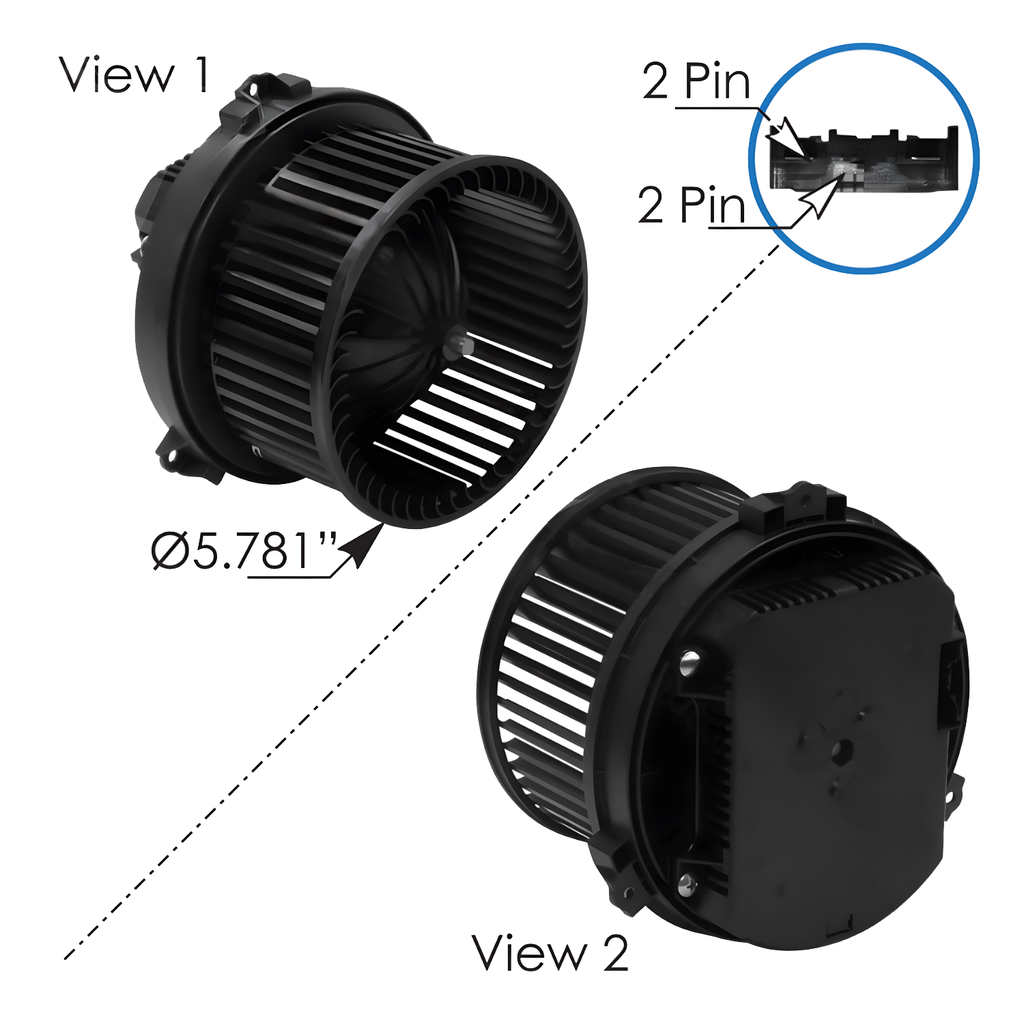 Soplador Hvac Freightliner Behr 830.21218BE