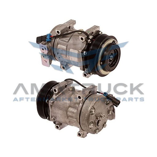 [20-04023-AM] Compresor A/C Freightliner  Montaje Directo Omega