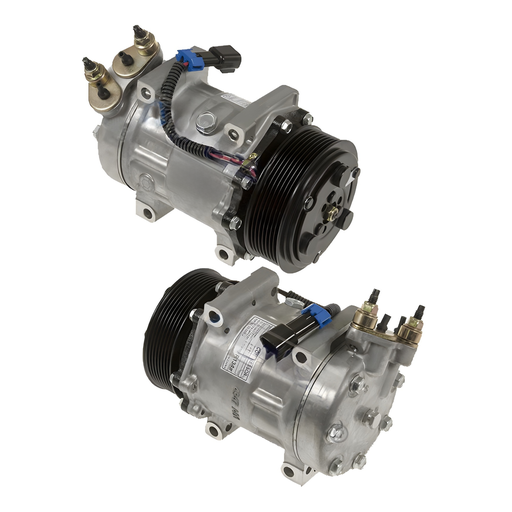 [20-04720-AM] Compresor de A/C SD7H15 12V Polea 119mm 8 Ranuras (International)