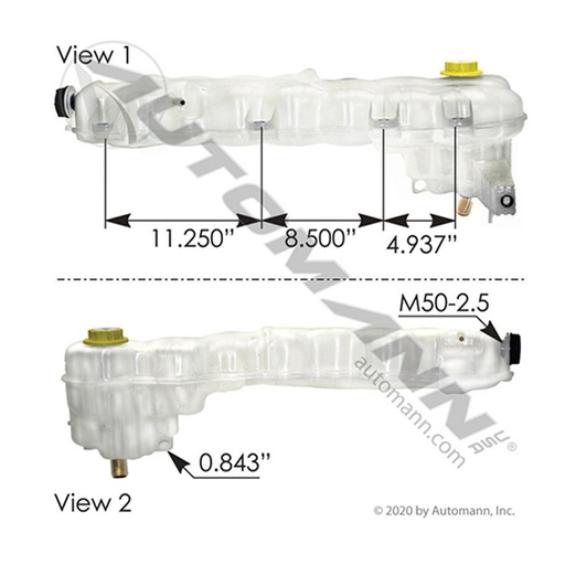 [575.10115] DEPOSITO AGUA FREIGHTLINER P4 A05-32836-000