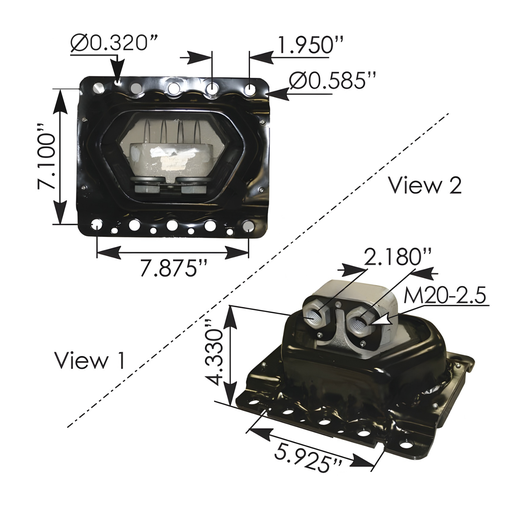 [MV27027] Soporte De Motor Volvo 3G Mv27027