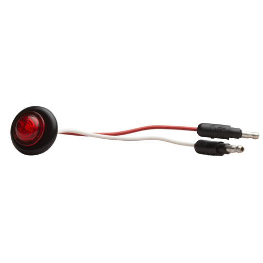 [49322] Plafón Redondo 3/4" Rojo LED con Hule Grote 49322