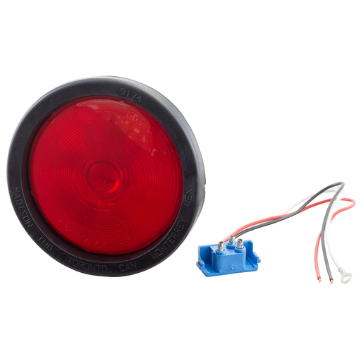 [53012] Plafon Redondo 4" Rojo Grote  Completo