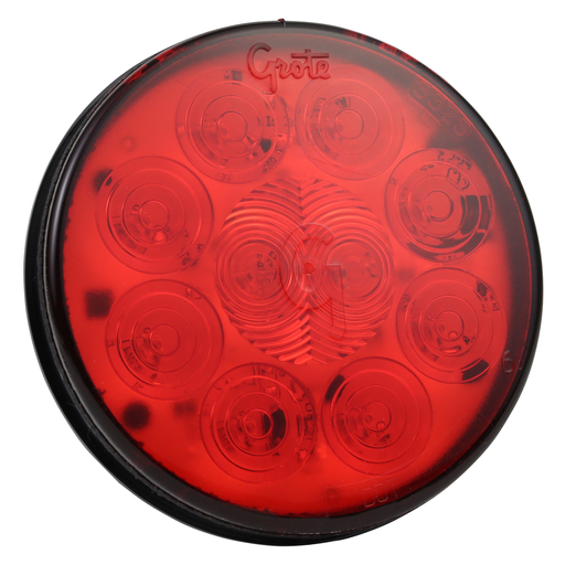 [53252] Plafon Redondo 4" Rojo Grote  10 Led