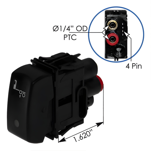 [170.1249] Switch Valvula De Aire Para Eje Kenworth G90-1066-10 170.1249