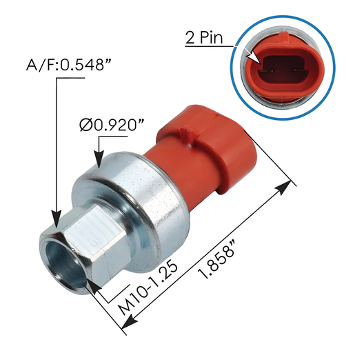 [577.75638OE] SENSOR DE PRESION DE A/C KENWORTH 79PSL3-4 P27-1051